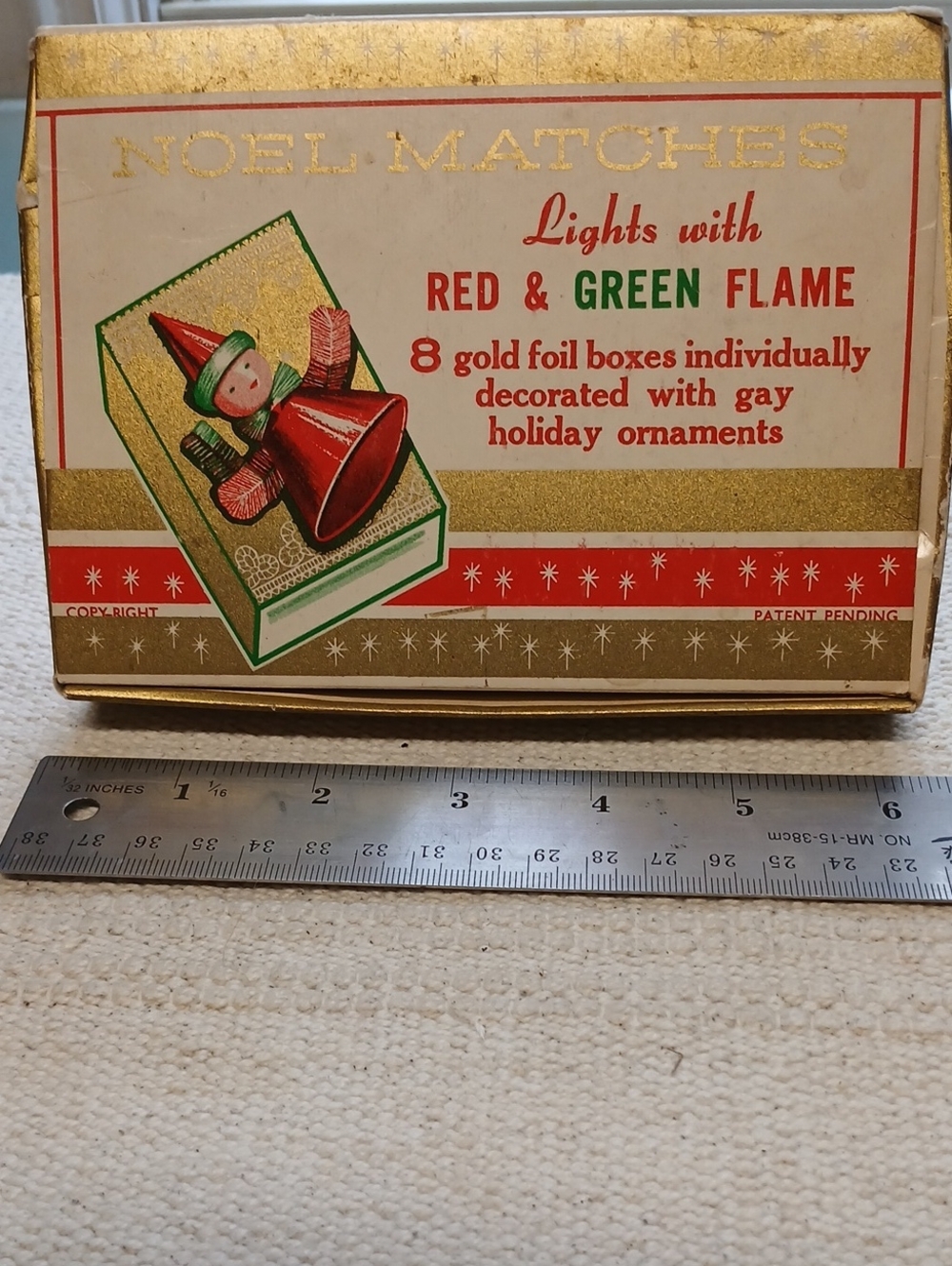 Vintage Holiday Noel Matches